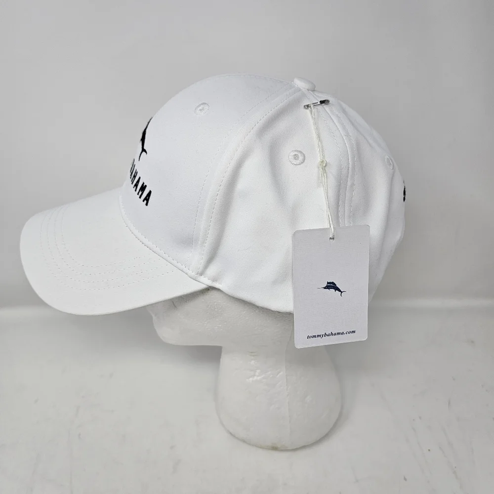 NWT Tommy Bahama Tip You Cap Adjustable Hat Cap White Baja Margarita Recipe. - Picture 2 of 6